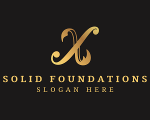 Golden Elegant Lifestyle Logo