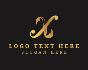 Golden Elegant Lifestyle Logo