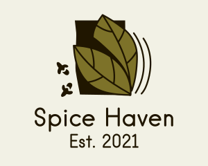 Spice - Bay Leaf Spice logo design