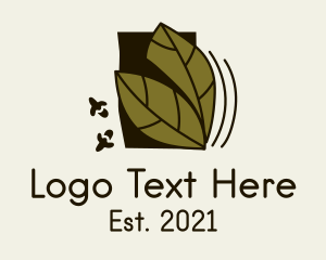Salt - Bay Leaf Spice logo design