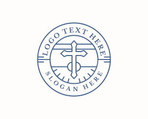 Funeral Home - Cross Christian Fellowship logo design
