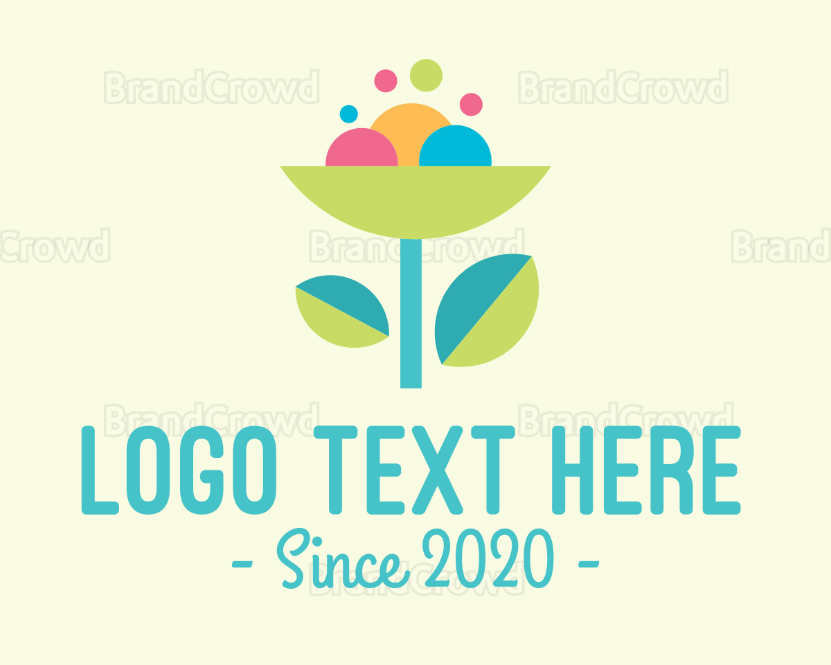 Cute Multicolored Flower Logo | BrandCrowd Logo Maker