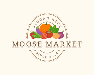 Healthy Vegetable Market logo design