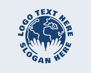Social Worker - Global Hands Support logo design