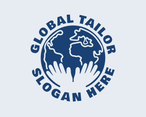 Global Hands Support logo design