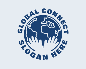 Global Hands Support logo design