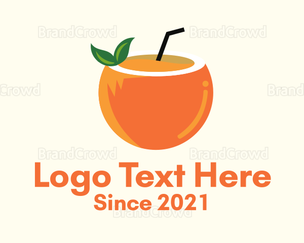 Coconut Orange Juice Logo