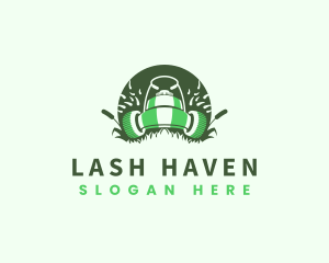 Lawn Mower Gardening logo design