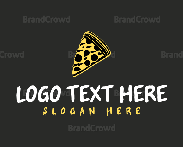 Cheese Pizza Slice Logo