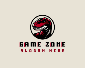 Gaming Dinosaur Reptile logo design