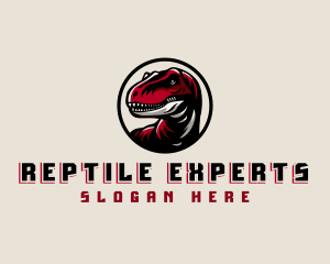 Gaming Dinosaur Reptile logo design