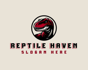 Gaming Dinosaur Reptile logo design