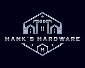 Hammer Hardware Construction logo design