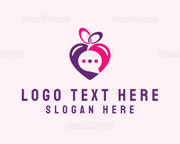 Online Dating Love Message Logo