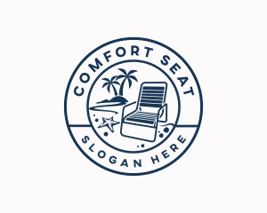 Beach Chair Resort logo design