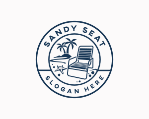 Beach Chair Resort logo design