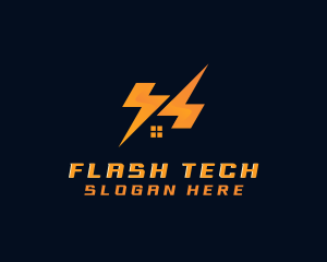 Flash - Flash Lightning Energy logo design