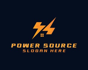 Watt - Flash Lightning Energy logo design