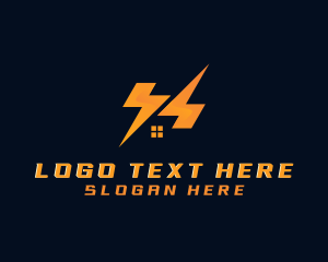 Voltage - Flash Lightning Energy logo design