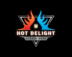 Thermal Fire Ice logo design