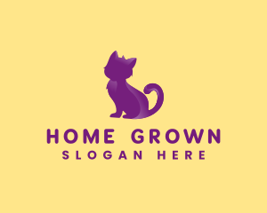 Domestic - Kitten Cat Feline logo design