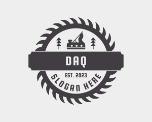 Woodwork Planer Lumberjack Logo