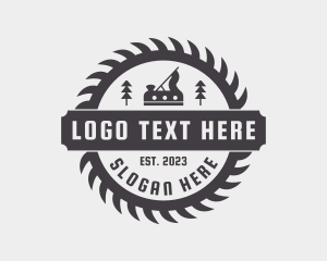 Woodworking - Woodwork Planer Lumberjack logo design