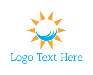 Cuba - Sun Beach Summer logo design