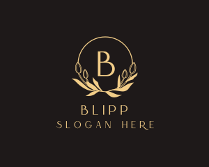 Tulip Flower Ornament Logo