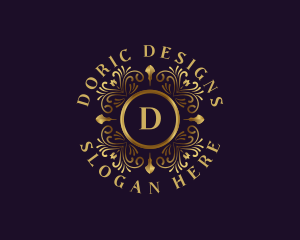 Victorian Ornament Decoration logo design