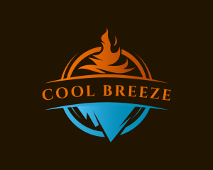 Refrigeration - Ice Cold Fire Refrigeration logo design