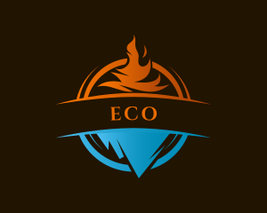 Fuel - Ice Cold Fire Refrigeration logo design