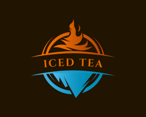 Ice Cold Fire Refrigeration logo design