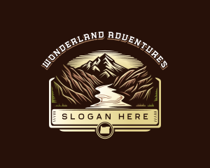 Mountain River Valley logo design