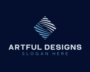 Waves Business Firm logo design