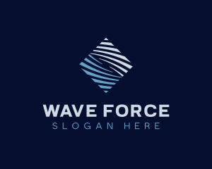 Waves Business Firm logo design