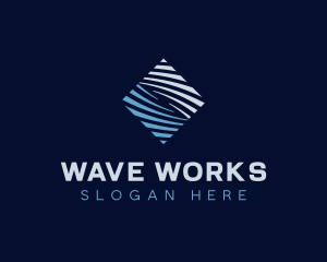 Waves Business Firm logo design