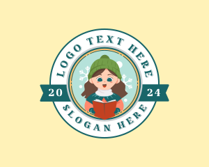 Holiday - Cute Christmas Caroler logo design