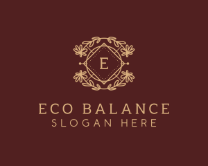 Eco Floral Garden logo design