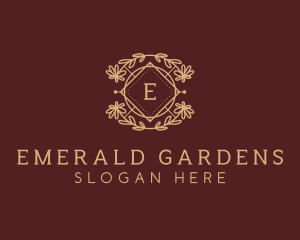 Eco Floral Garden logo design