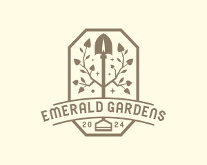 Shovel Garden Landscaping logo design