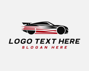 Race Car - Automobile Race Car logo design