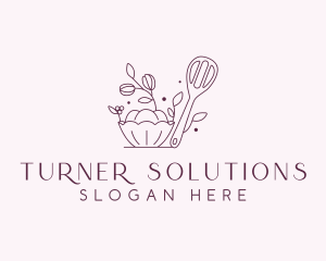 Bread Baking Spatula logo design