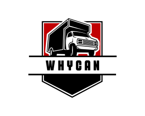 Truck Cargo Courier  Logo