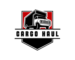 Truck Cargo Courier  logo design