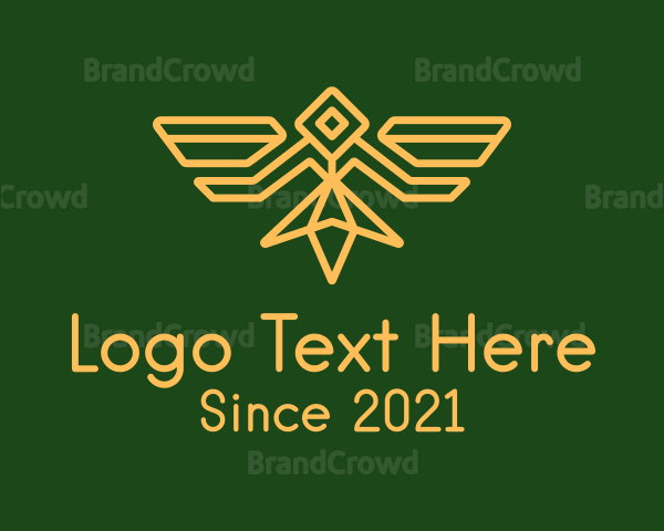 Military Bird Badge Logo
