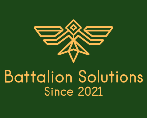 Military Bird Badge logo design