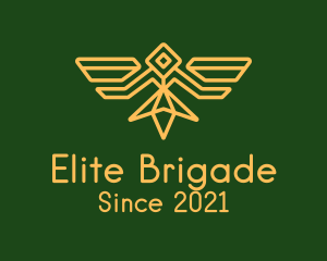 Brigade - Military Bird Badge logo design