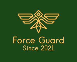 Enforcer - Military Bird Badge logo design