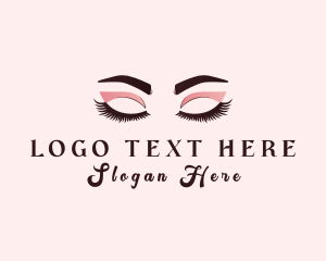 Cosmetology - Eyelash Self Care logo design